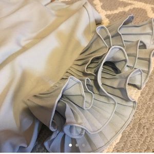 Baby blue ruffled sleeve blouse!